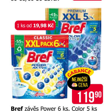 WC blok tuhý Power Aktiv Bref