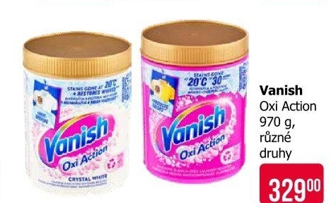 Odstraňovač skvrn práškový Oxi Action Vanish