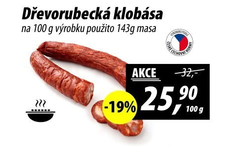 Dřevorubecká klobása