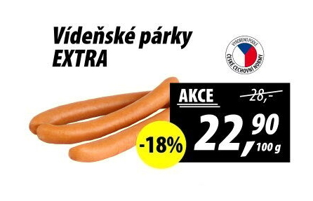 Párky vídeňské extra