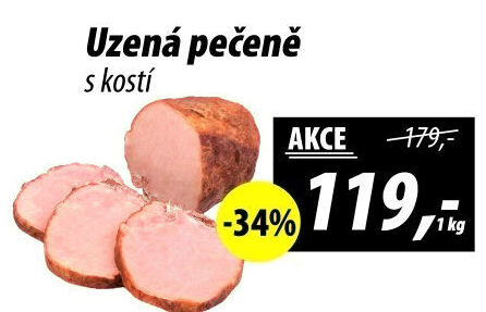 Uzená pečeně s kostí