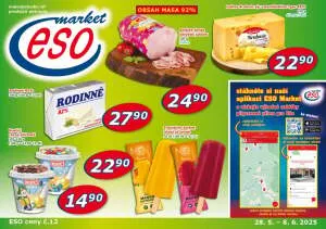 akční leták ESO MARKET 28.5.2025-8.6.2025