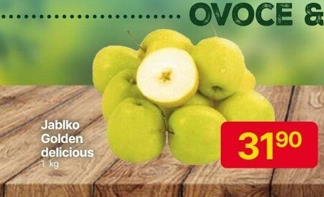 Jablka Golden Delicious