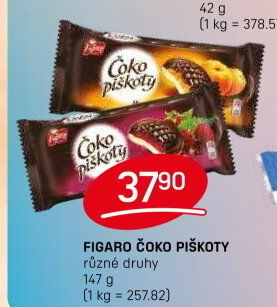 Čokopiškoty Figaro
