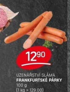 Párky frankfurtské Sláma