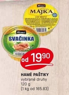 Paštiky Hamé