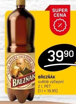 Pivo světlé výčepní 10° Březňák