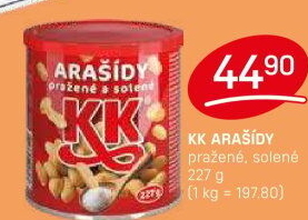 Pražené arašídy KK