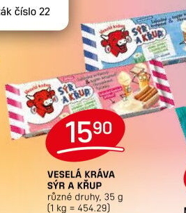 Sýr a křup Veselá kráva