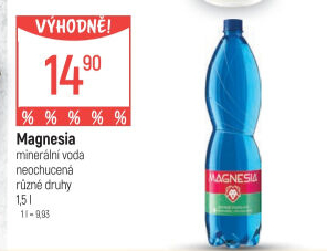 Přírodní voda Magnesia