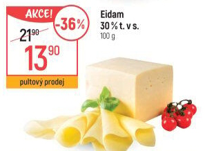 Sýr Eidam 30%