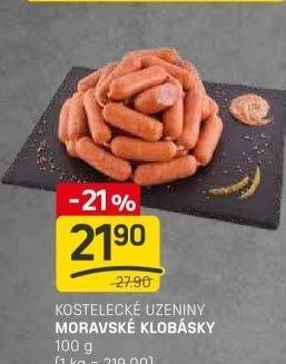 Moravské klobásy Kostelecké uzeniny