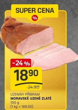 Moravské uzené zlatéPříbramská uzenina