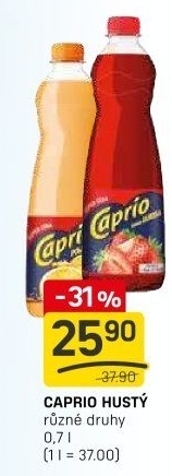 Nápojový koncentrát Caprio hustý