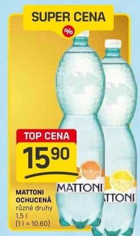 Ochucená voda Mattoni