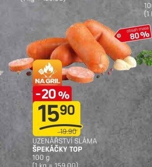 Špekáčky Top Sláma