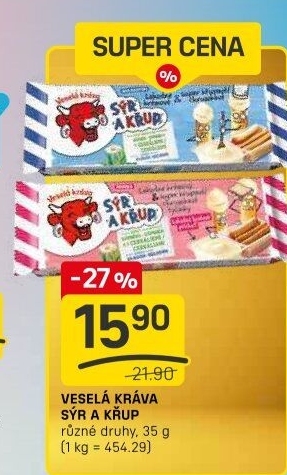 Sýr a křup Veselá kráva