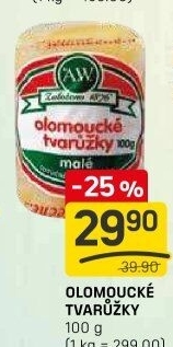 Sýr tvarůžky olomoucké A.W.