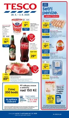 akční leták Tesco 28.5.2025-3.6.2025