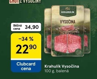 Salám Vysočina Krahulík