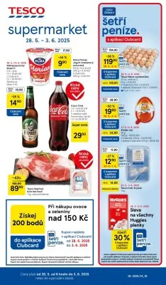 akční leták Tesco 28.5.2025-3.6.2025