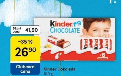 Čokoládky Kinder