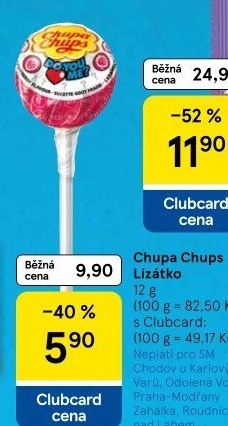 Lízátko Chupa Chups