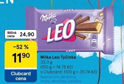 Tyčinka Leo Milka