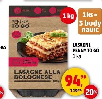 Lasagne alla Bolognese Penny To Go