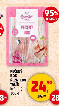 Pečený bok Řezníkův talíř