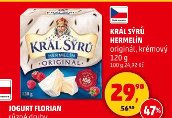 Sýr Hermelín Král sýrů
