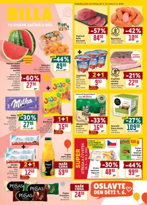 akční leták BILLA 28.5.2025-3.6.2025