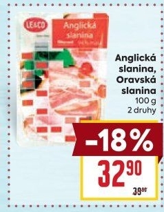 Anglická slanina LE&amp