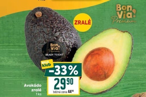 Avokádo Billa Bonvia Premium