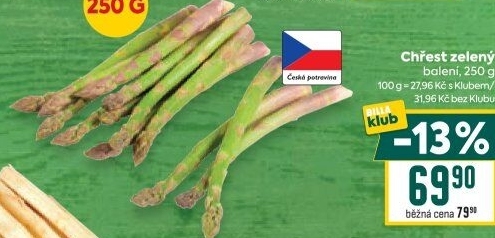 Chřest zelený