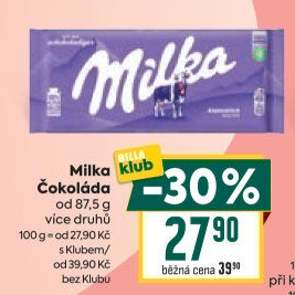 Čokoláda Milka