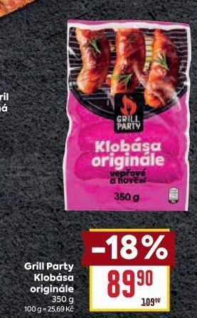 Klobása Originále Grill Party