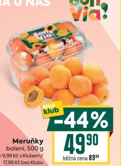 Meruňky Billa Bonvia