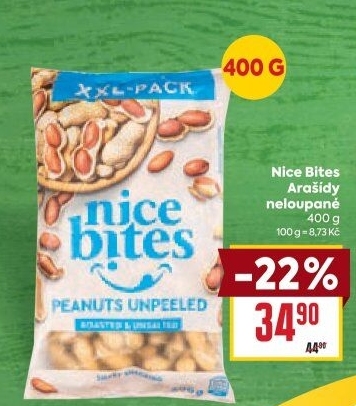 Neloupané arašídy Nice Bites