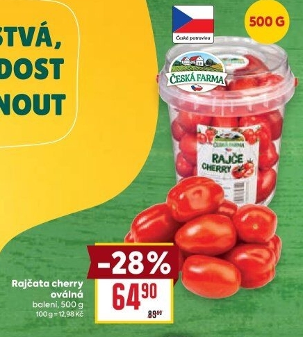 Rajčata cherry Česká farma