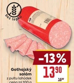 Salám Gothaj Kostelecké uzeniny