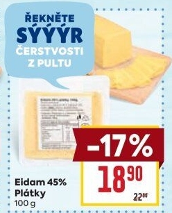 Sýr Eidam 45%