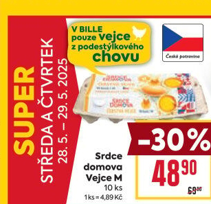 Vejce z podestýlky M Srdce Domova