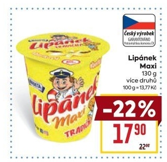 Dezert Lipánek Madeta