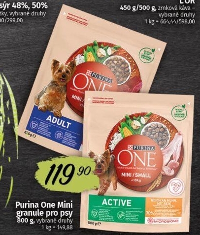 Granule pro psy One Purina