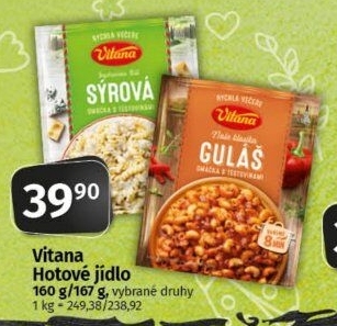 Jídla instantní Rychlá večeře Vitana