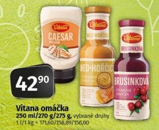 Omáčky Vitana