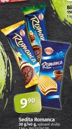 Oplatky Romanca Sedita
