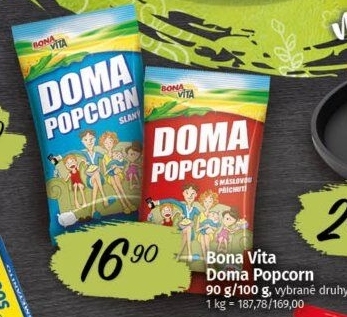 Popcorn do mikrovlnky Doma Bonavita