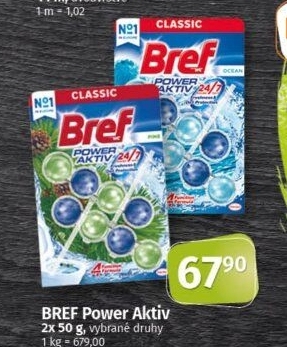 WC blok tuhý Power Aktiv Bref